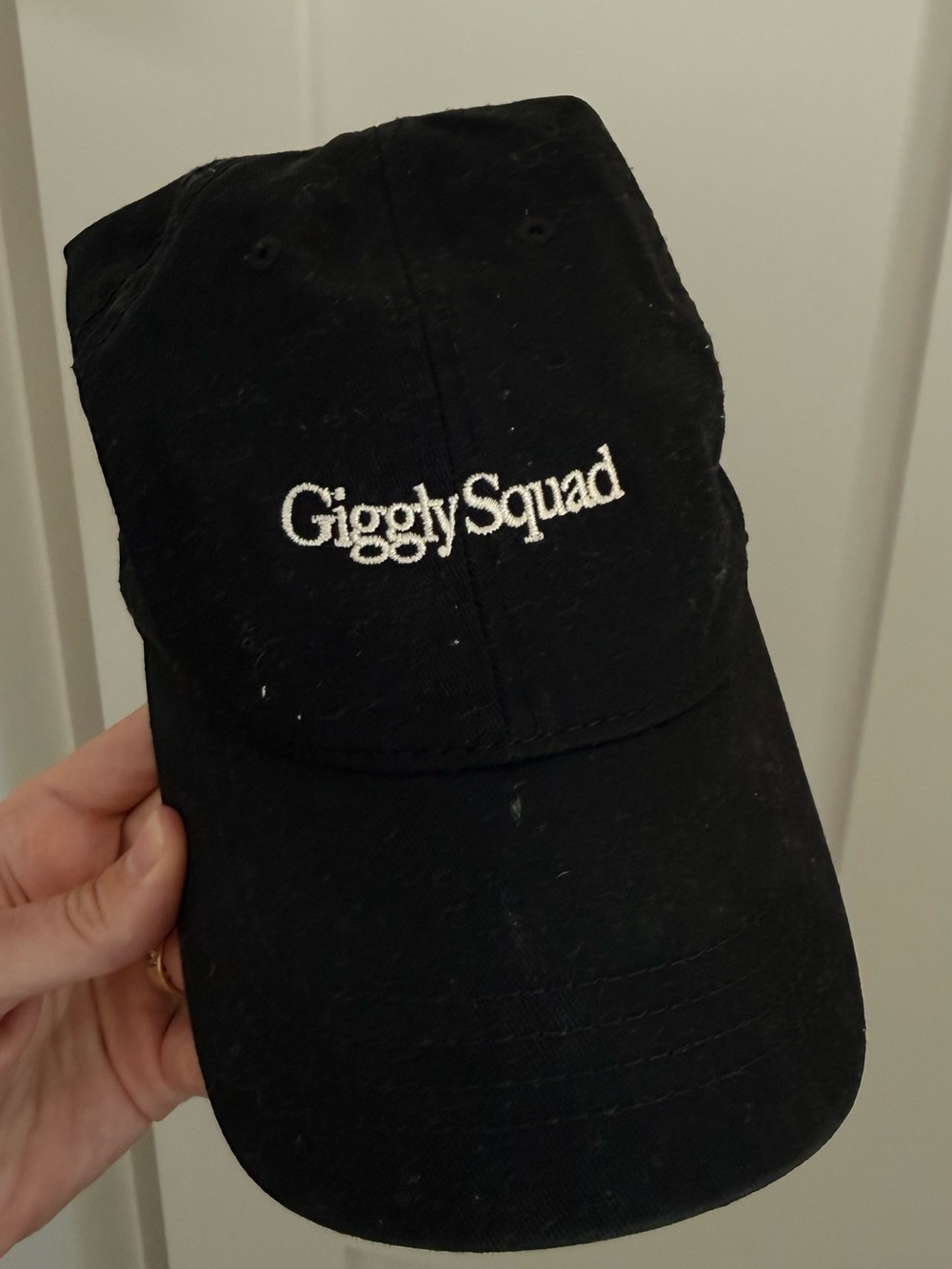 Giggly Squad Black Baseball Cap - Unbranded